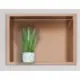Półka wnękowa Wall Box 30 x 20 x 10 cm miedź stal nierdzewna z kołnierzem